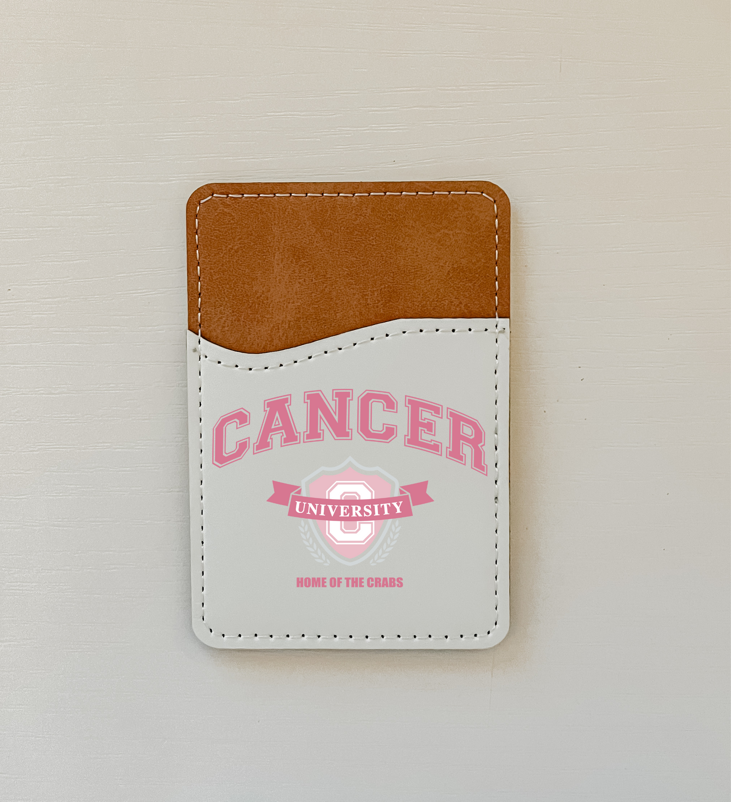 Zodiac University Leather Card Holder
