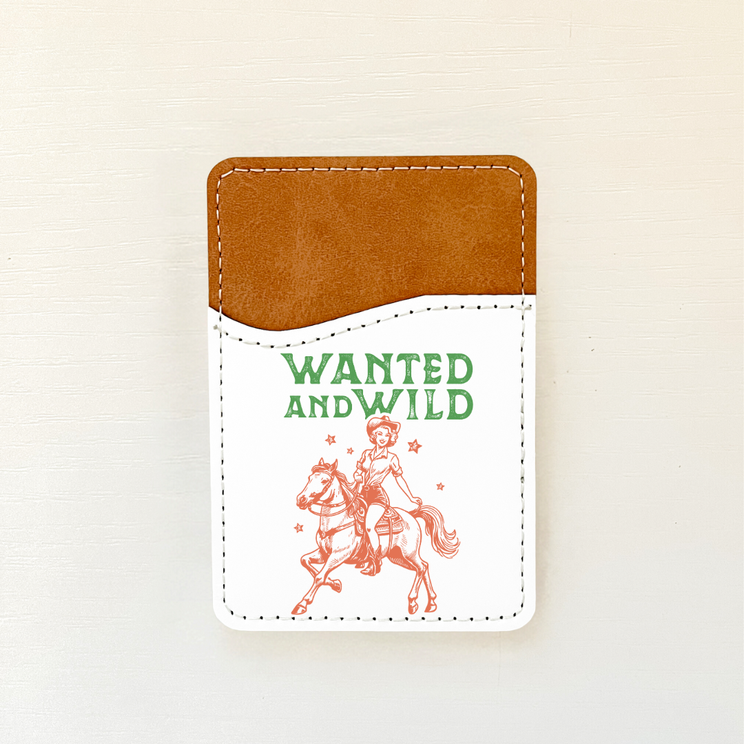 Vintage Girls Leather Card Holder (9 Options)