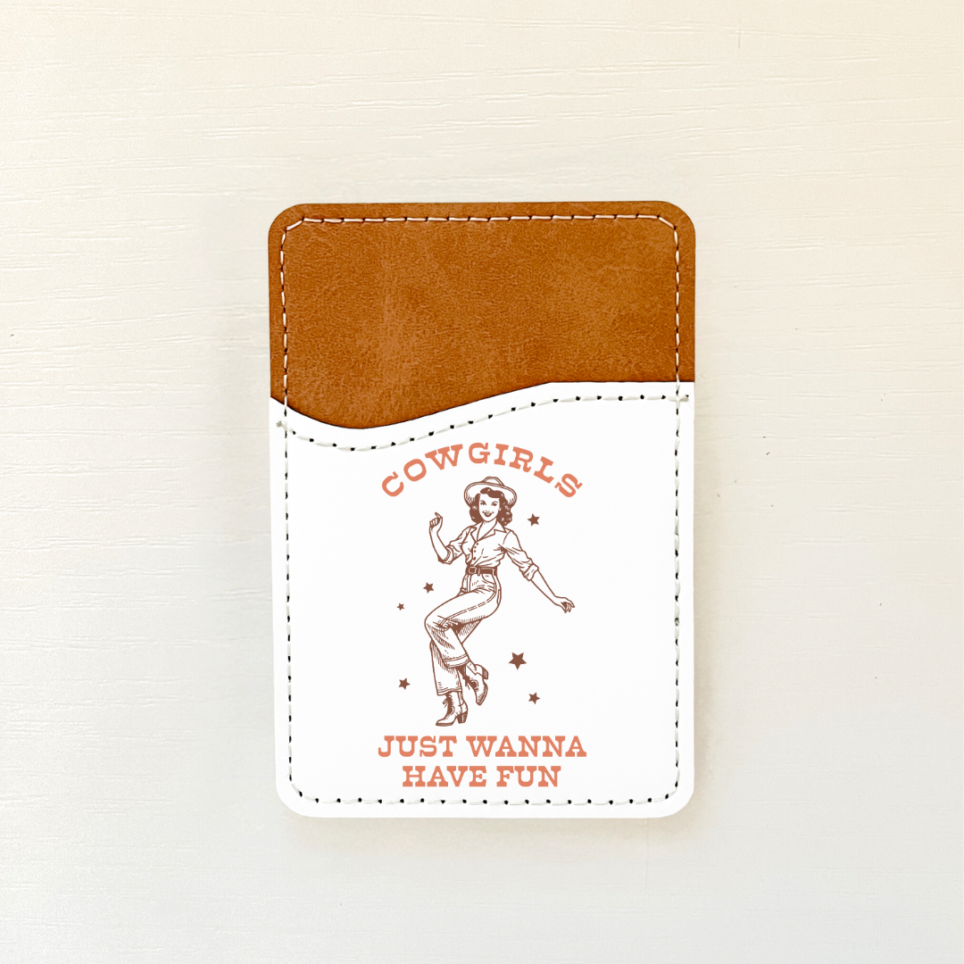 Vintage Girls Leather Card Holder (9 Options)