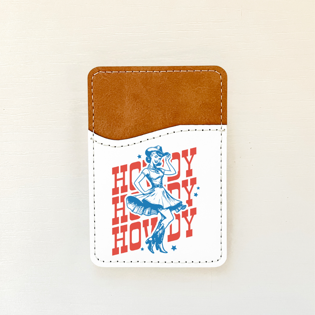 Vintage Girls Leather Card Holder (9 Options)