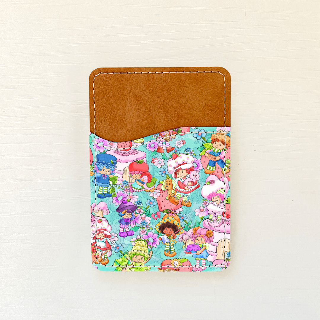 Strawberry Shortcake Leather Card Holder (4 Options)