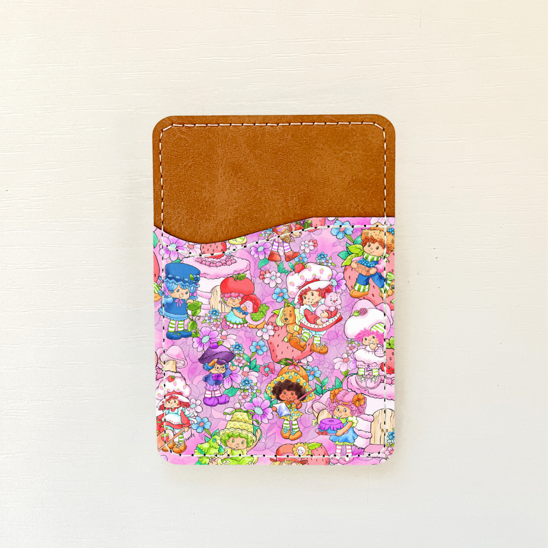 Strawberry Shortcake Leather Card Holder (4 Options)