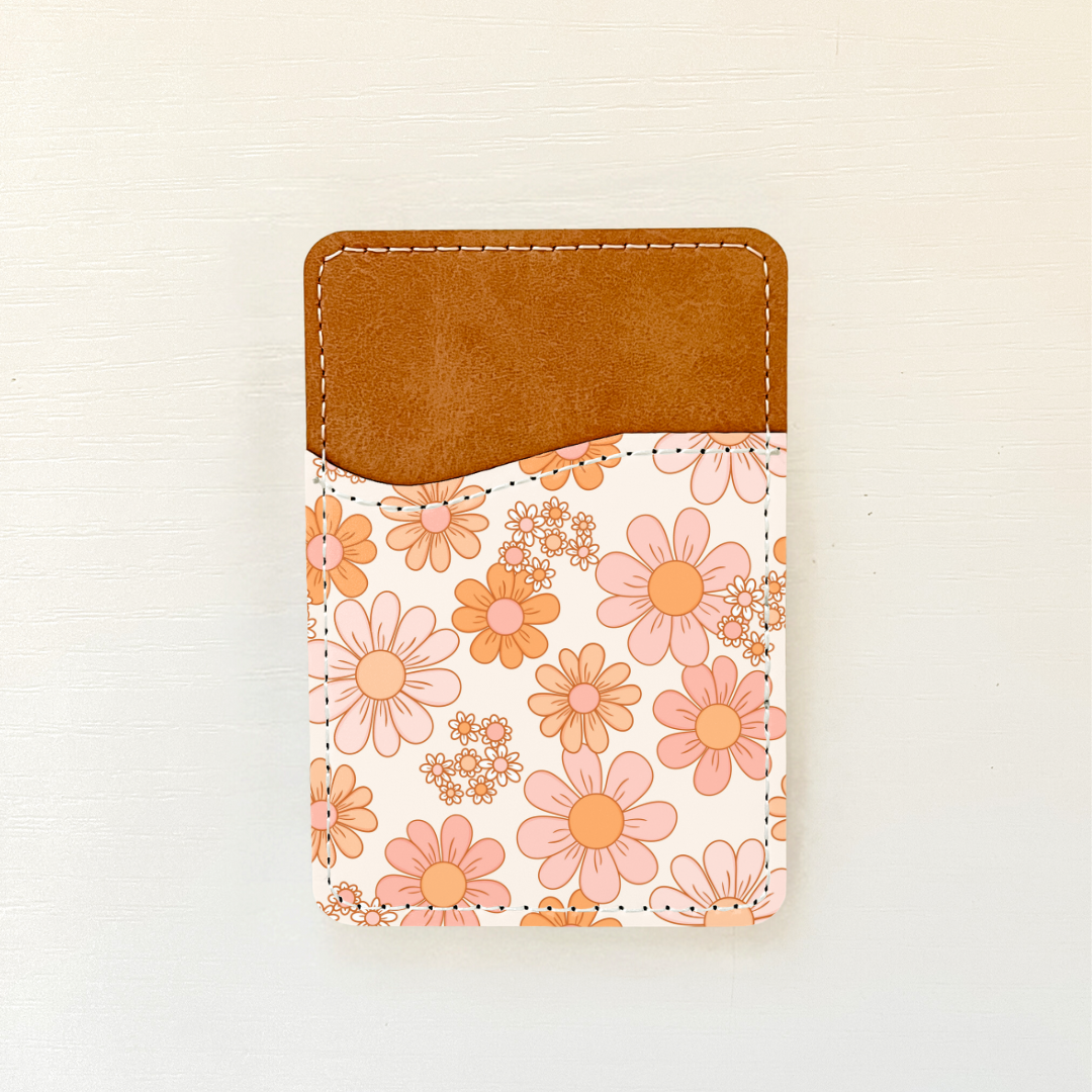 Spring Vibes Leather Card Holder (9 Options)