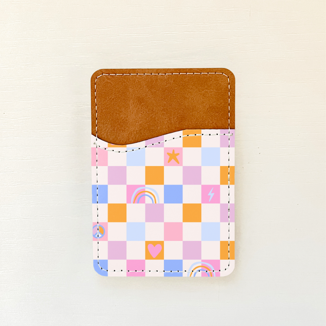 Spring Vibes Leather Card Holder (9 Options)