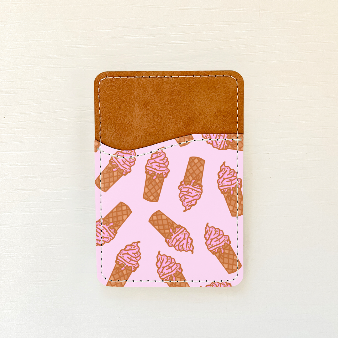 Spring Vibes Leather Card Holder (9 Options)