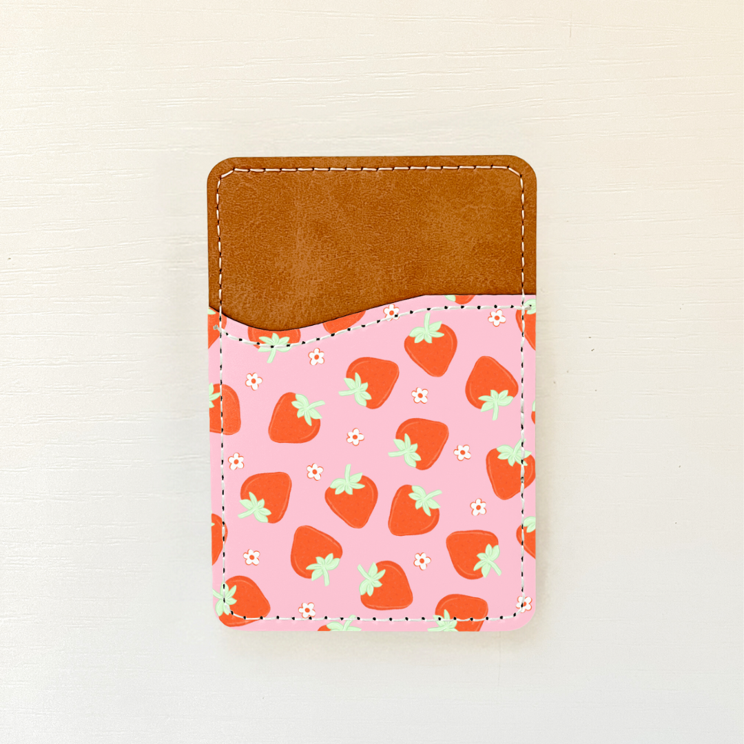 Spring Vibes Leather Card Holder (9 Options)