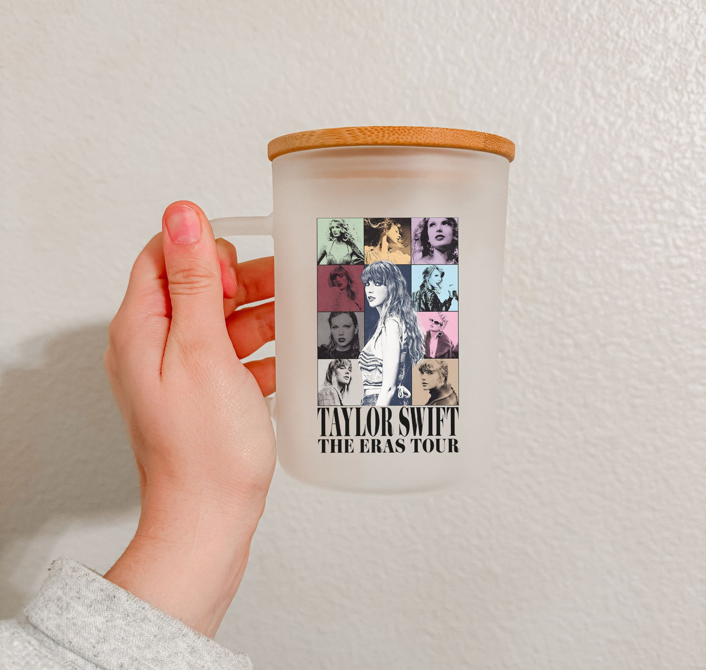 17 oz Frosted Glass Mug | TS Collection (27 Options)