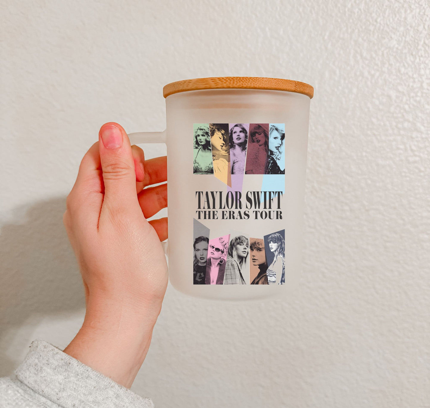 17 oz Frosted Glass Mug | TS Collection (27 Options)