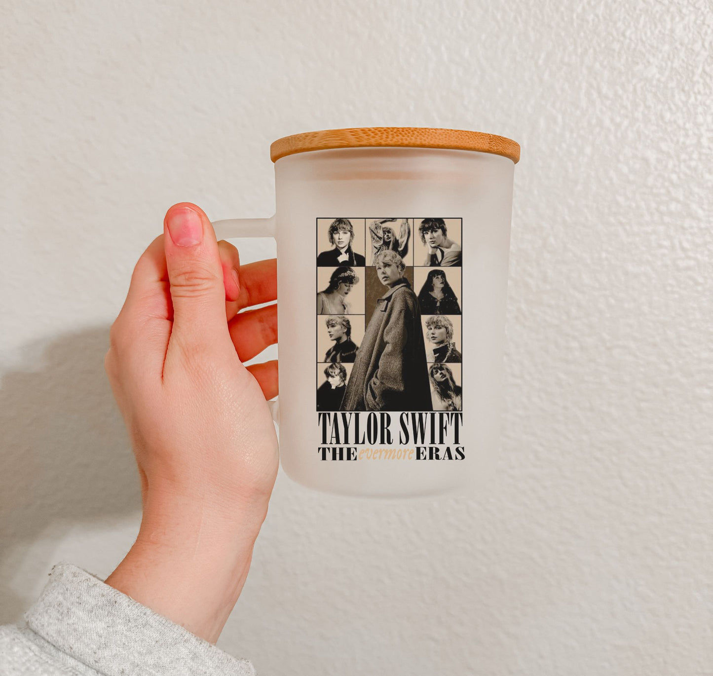 17 oz Frosted Glass Mug | TS Collection (27 Options)
