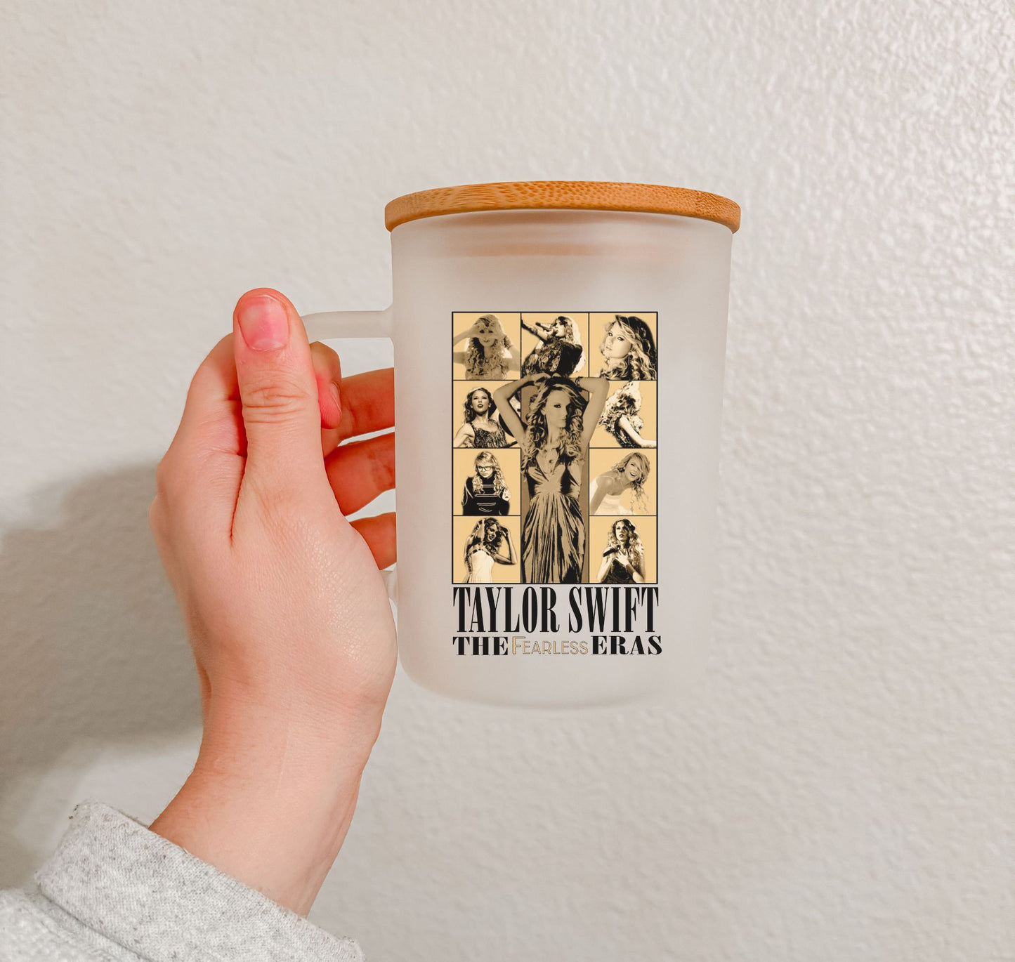 17 oz Frosted Glass Mug | TS Collection (27 Options)