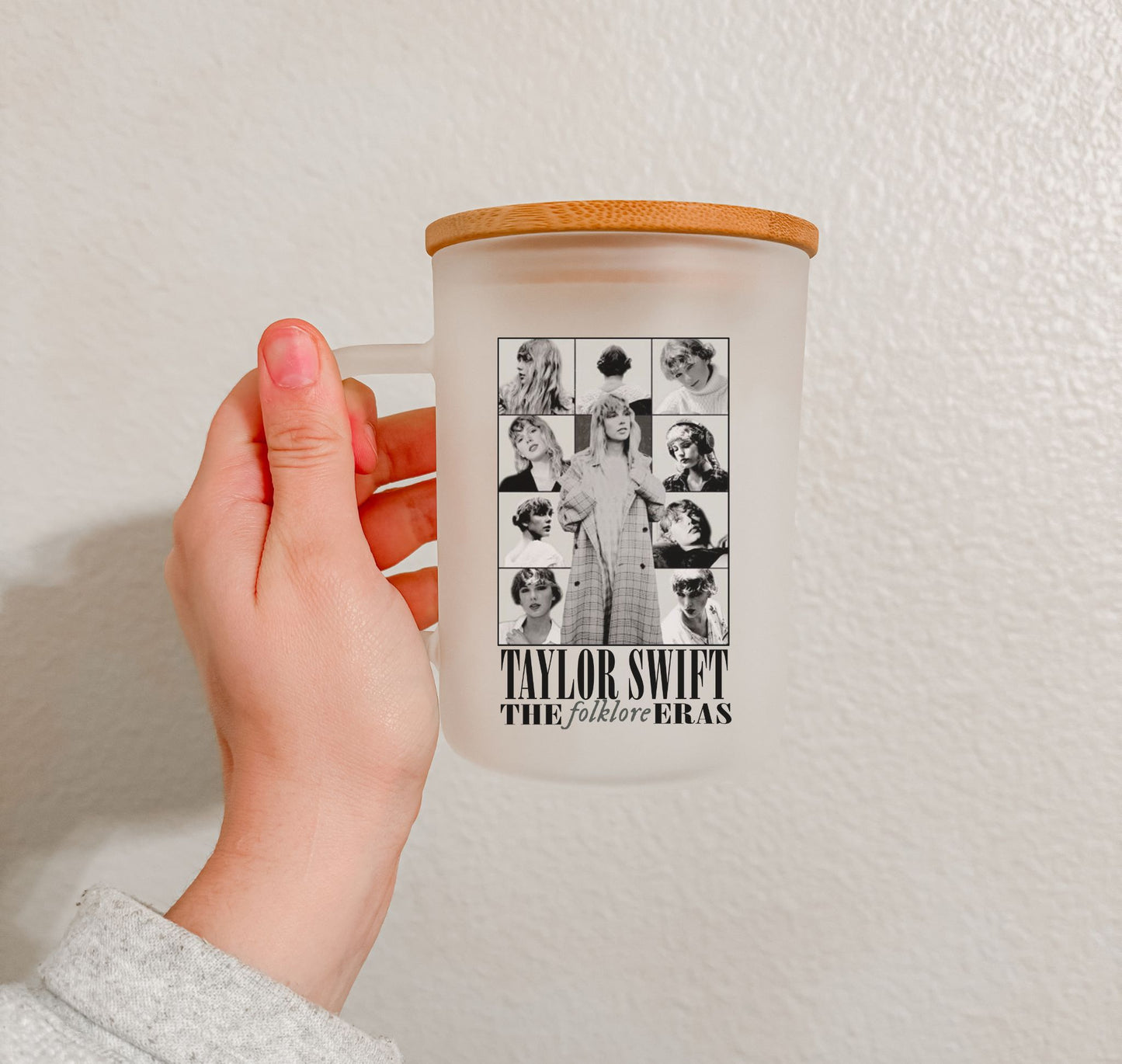 17 oz Frosted Glass Mug | TS Collection (27 Options)