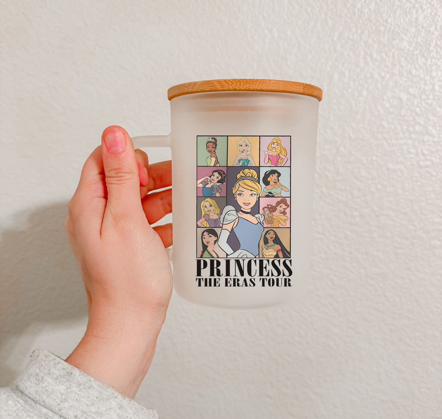 17 oz Frosted Glass Mug | TS Collection (27 Options)