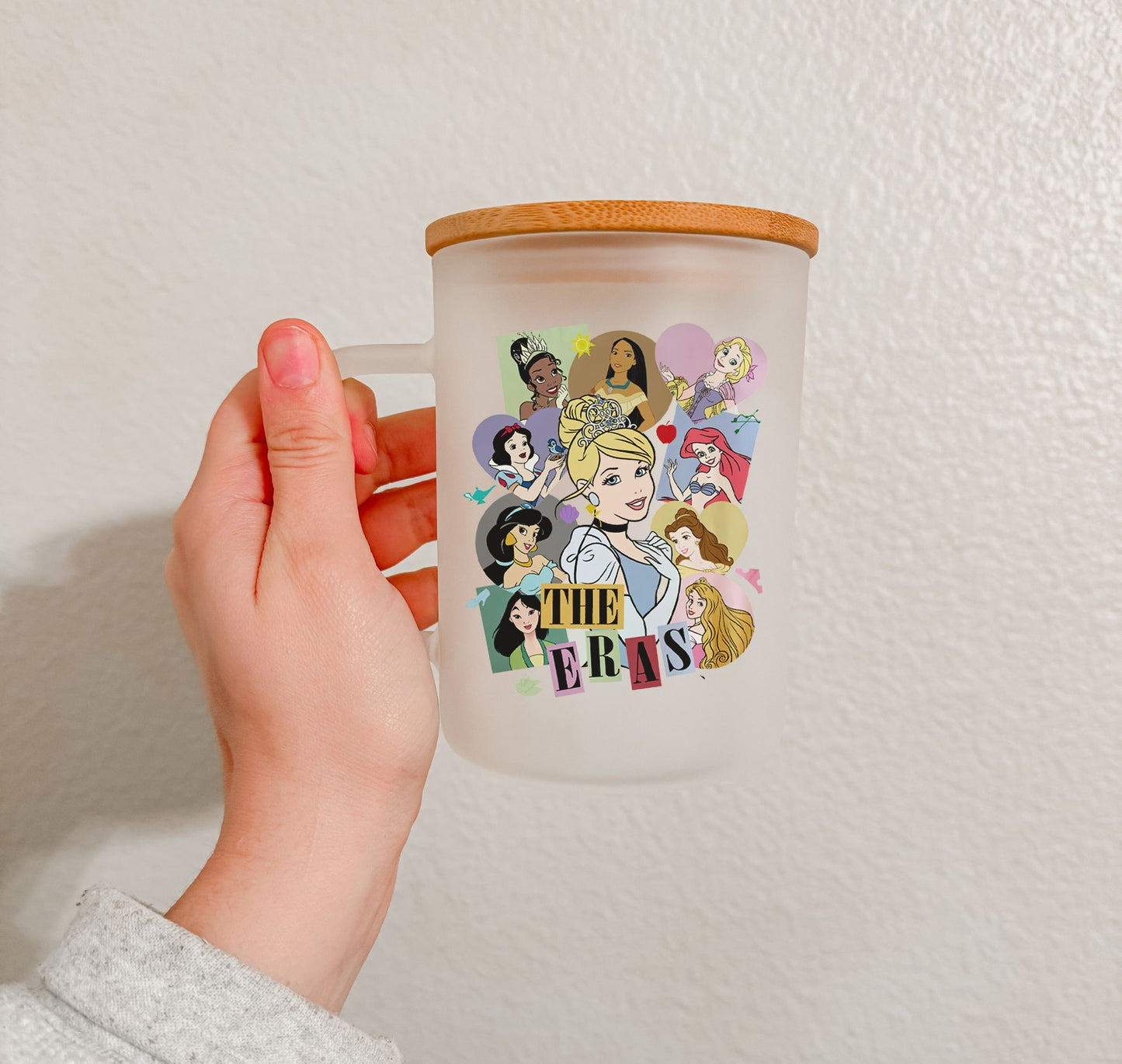 17 oz Frosted Glass Mug | TS Collection (27 Options)