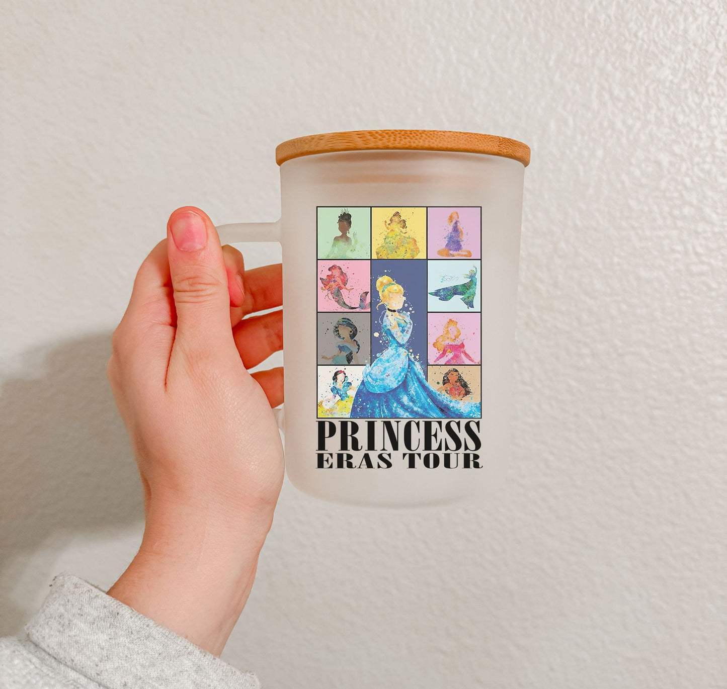 17 oz Frosted Glass Mug | TS Collection (27 Options)