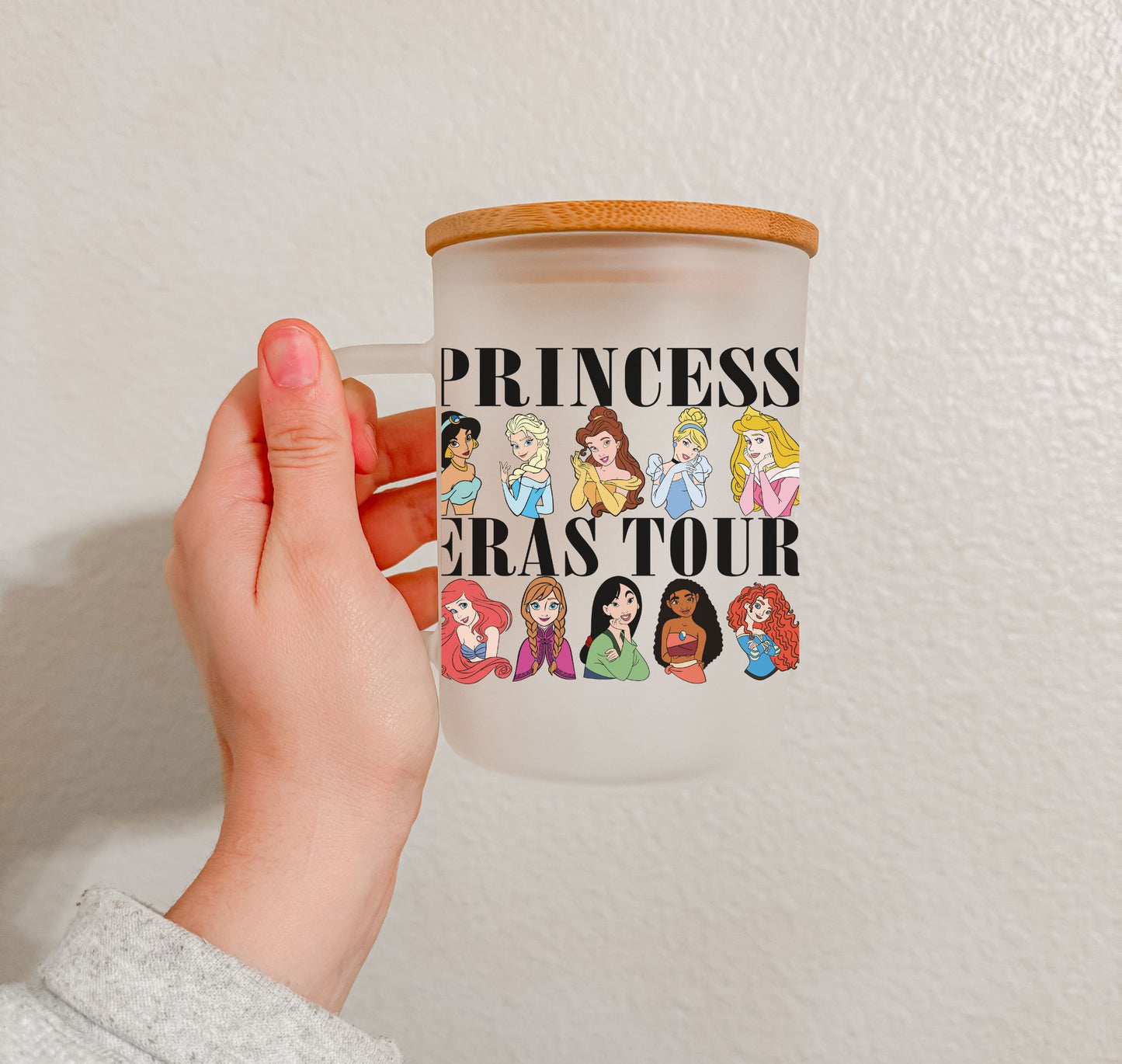 17 oz Frosted Glass Mug | TS Collection (27 Options)
