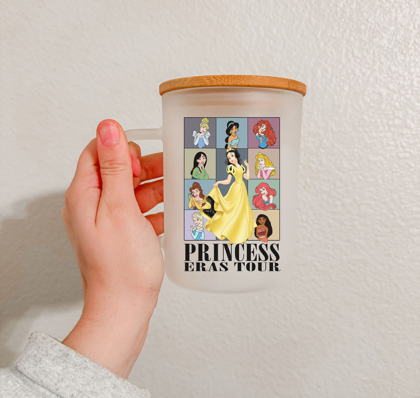 17 oz Frosted Glass Mug | TS Collection (27 Options)