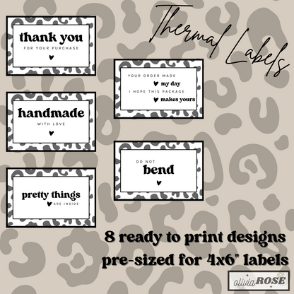 Leopard Order Sticker Bundle | Digital Download