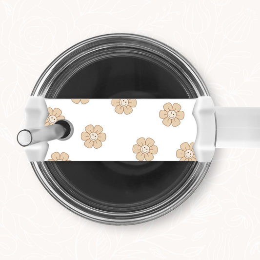 Tumbler Topper | Neutral Smiley (2 Options)