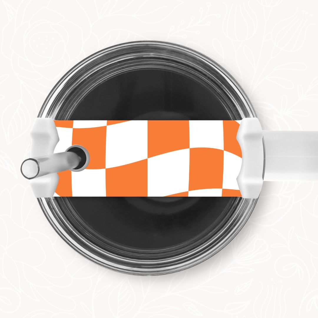 Tumbler Topper | Wavy Checkered (9 Options)