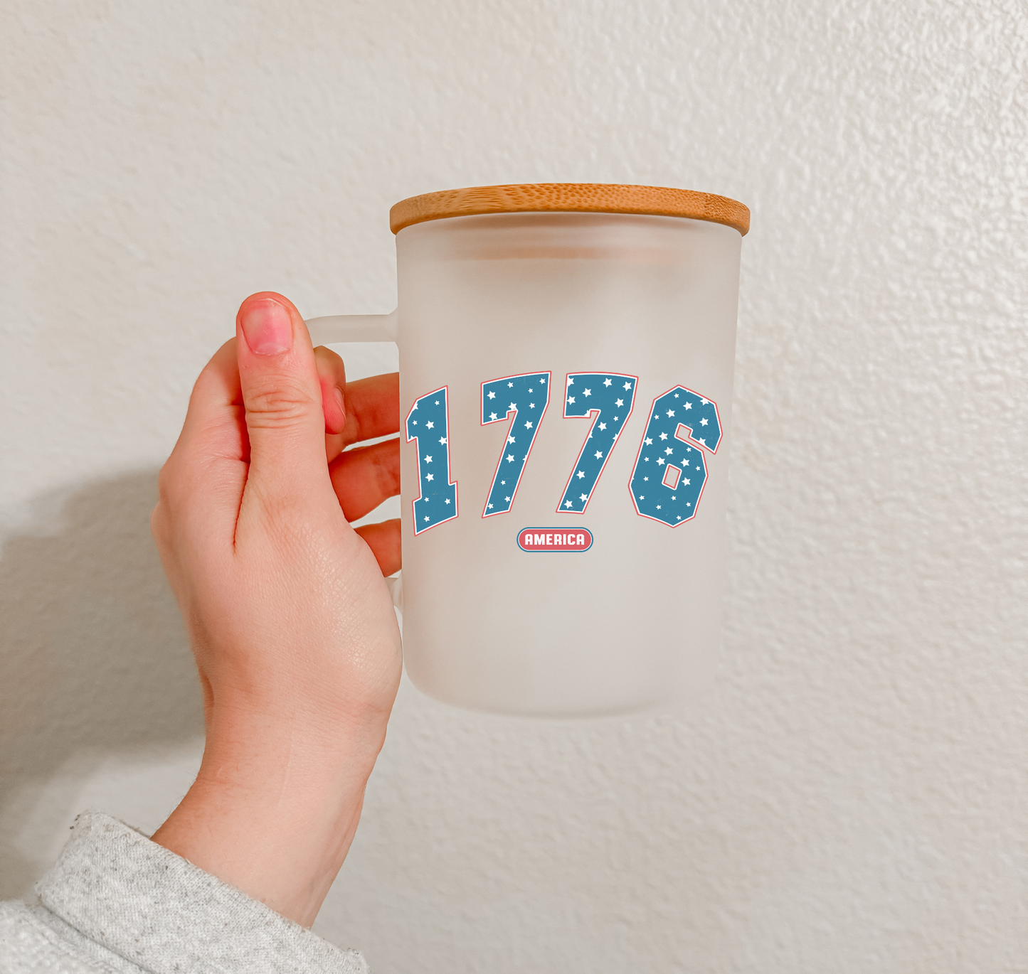 17 oz Frosted Glass Mug | Independence Vibes (15 Options)