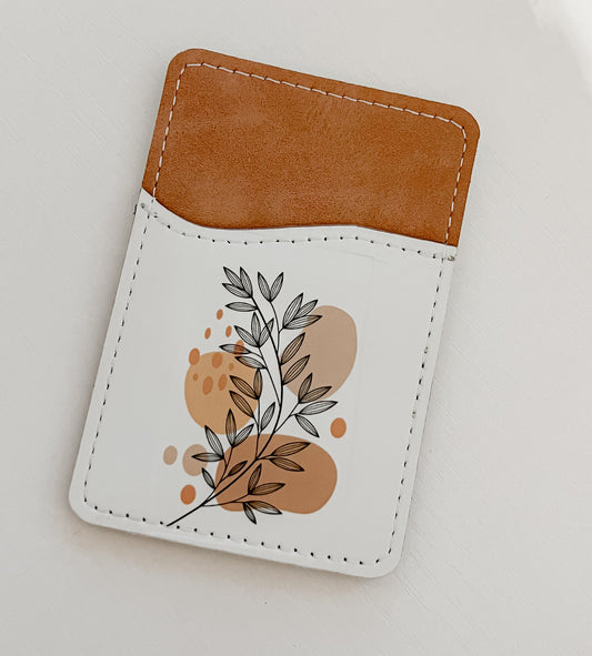 Boho Leather Card Holder