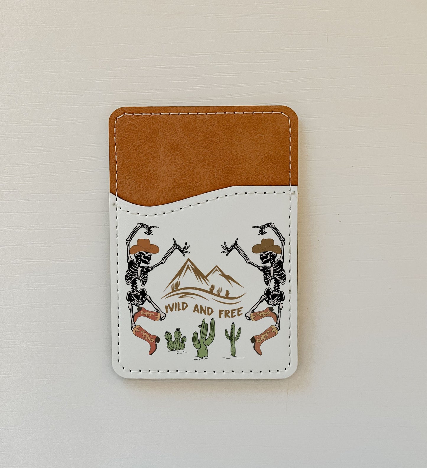 Aesthetic Cowgirl Leather Card Holder (10 Options)