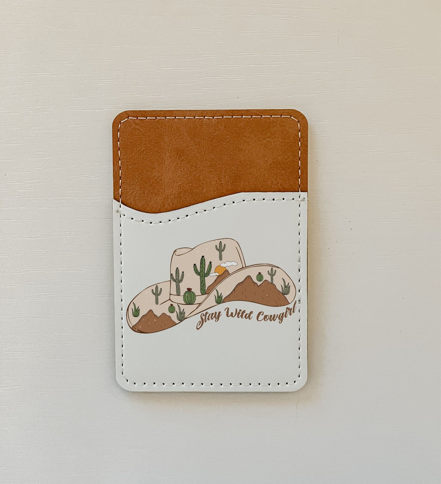 Aesthetic Cowgirl Leather Card Holder (10 Options)