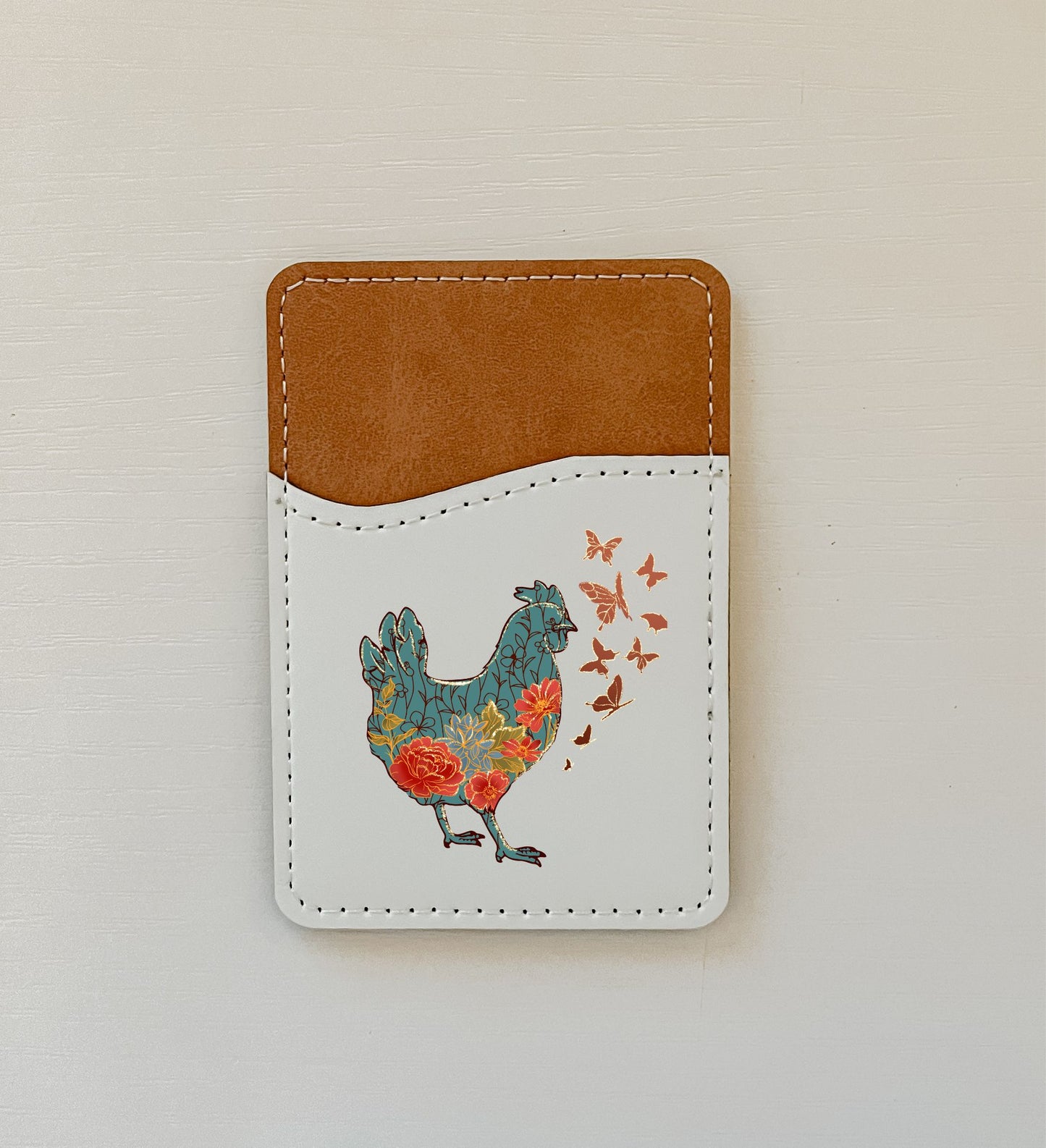 Misc Retro Vibes Leather Card Holder (13 Options)