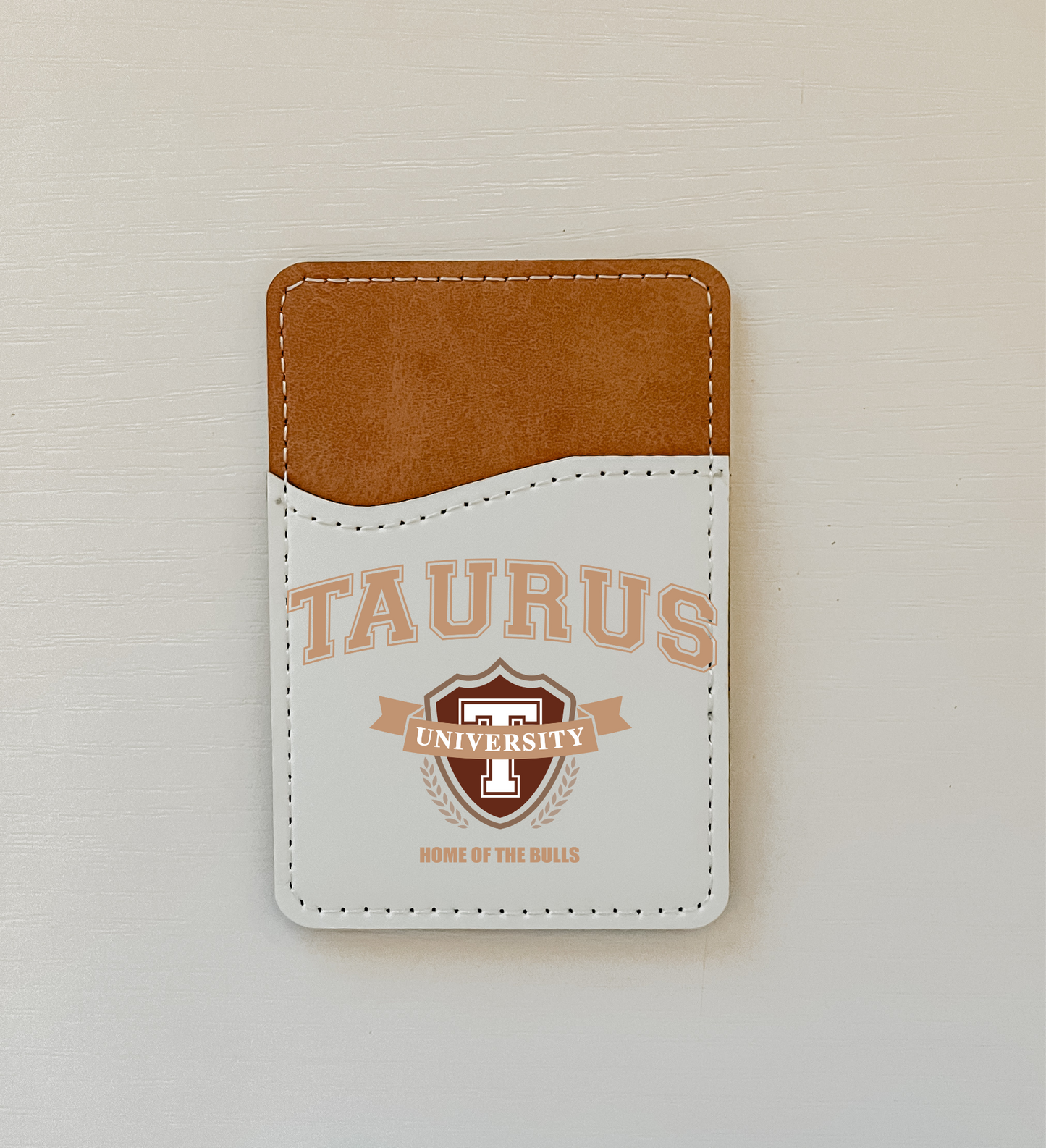 WS Zodiac University Leather Card Holder