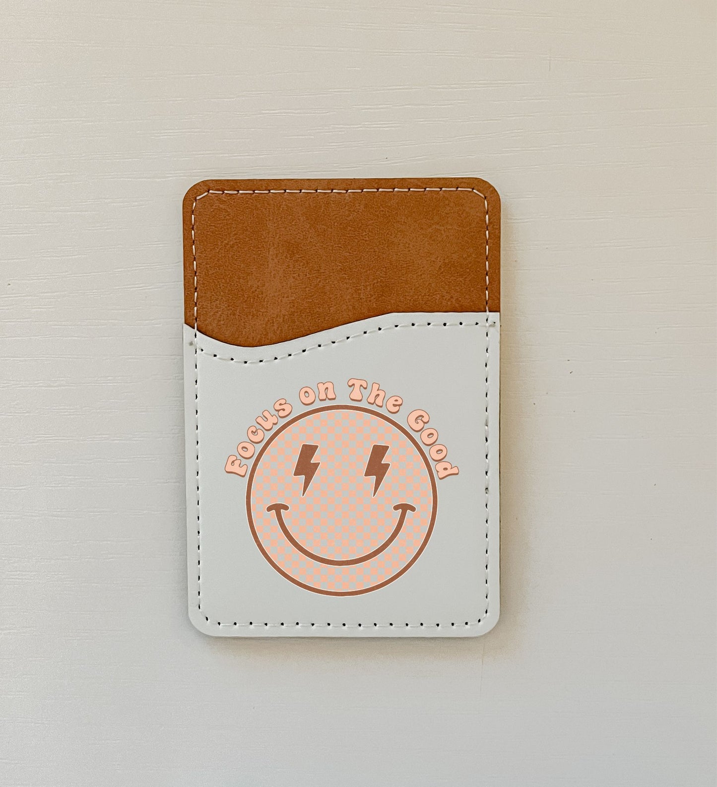 Groovy Kindness Leather Card Holder (8 Options)