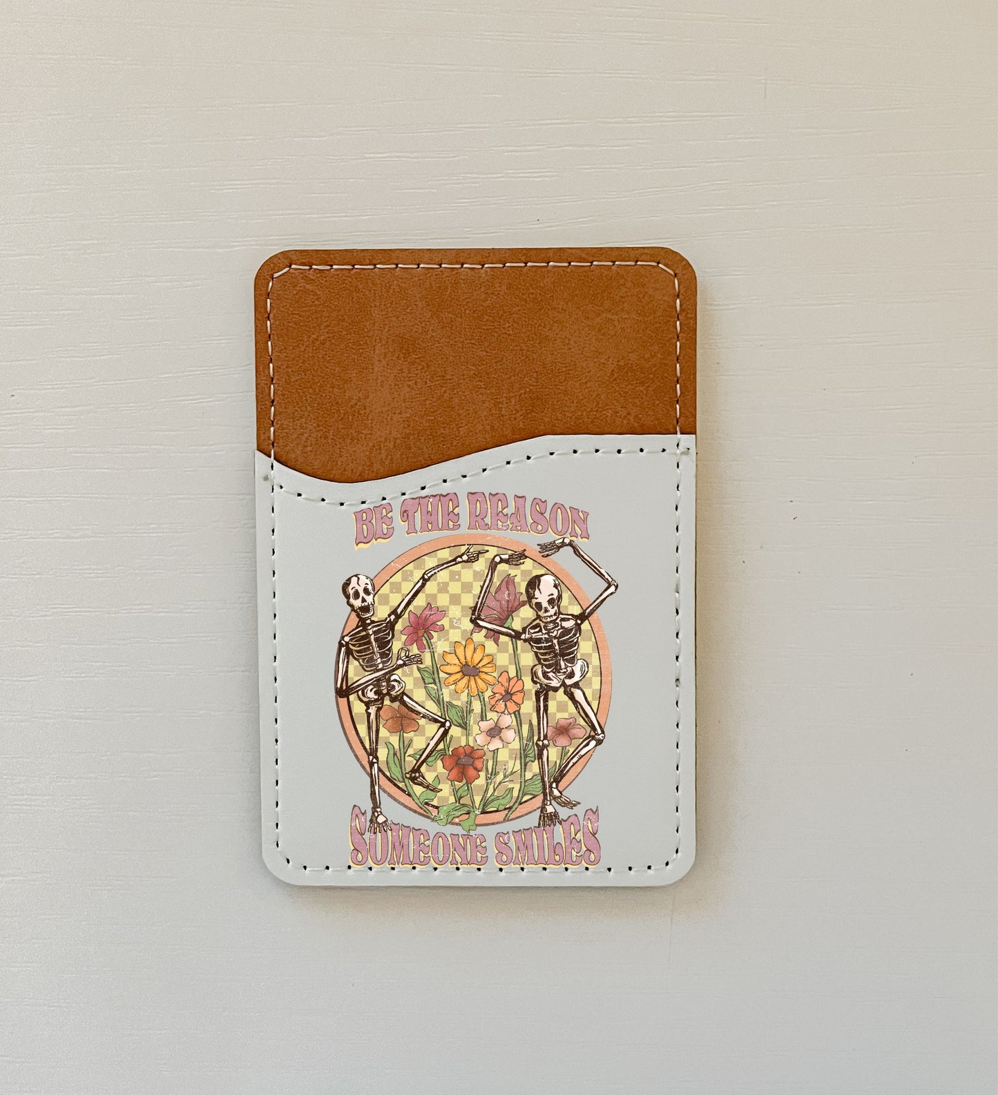 Misc Retro Vibes Leather Card Holder (13 Options)