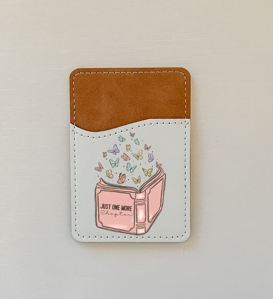 Book Lover Leather Card Holder (5 Options)