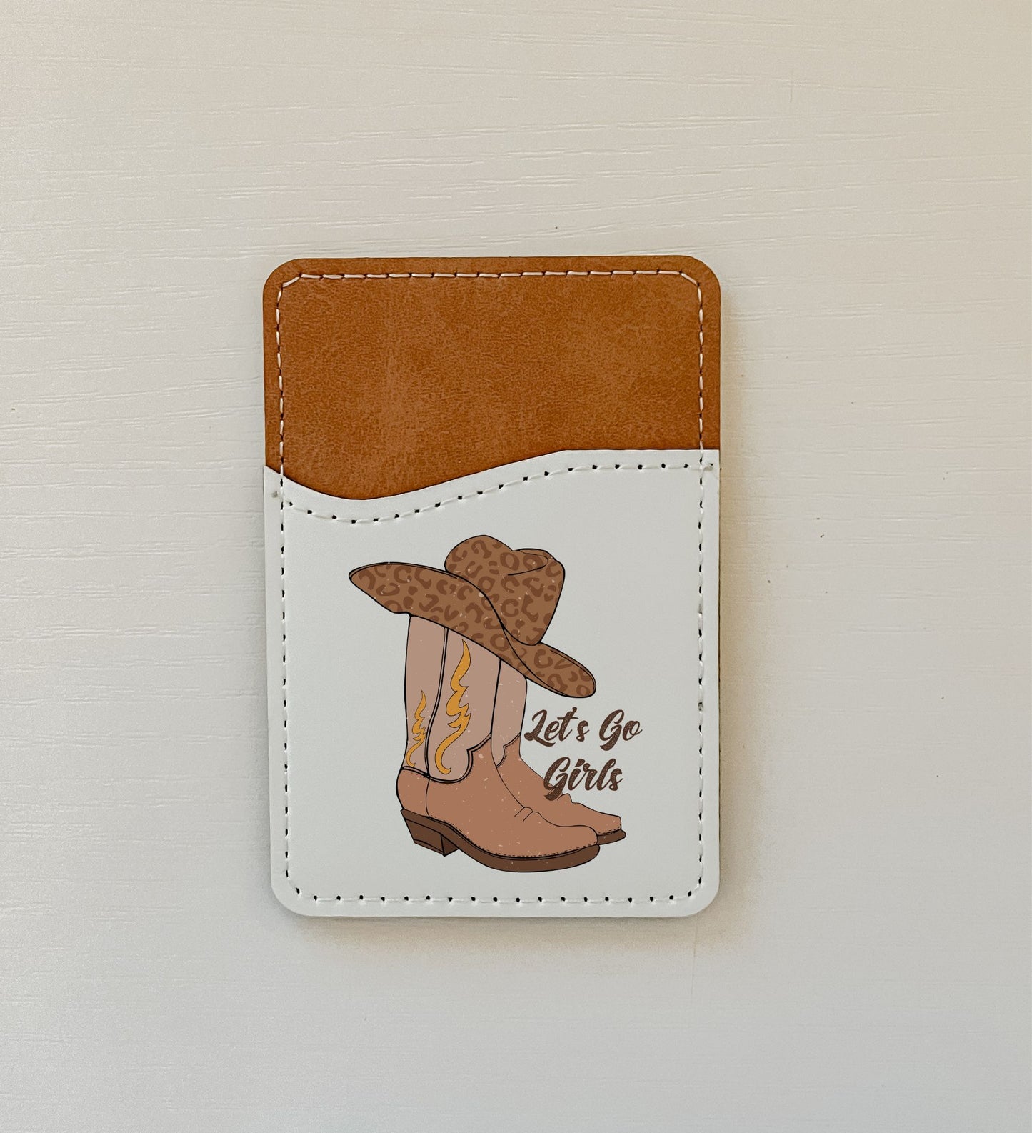 Aesthetic Cowgirl Leather Card Holder (10 Options)