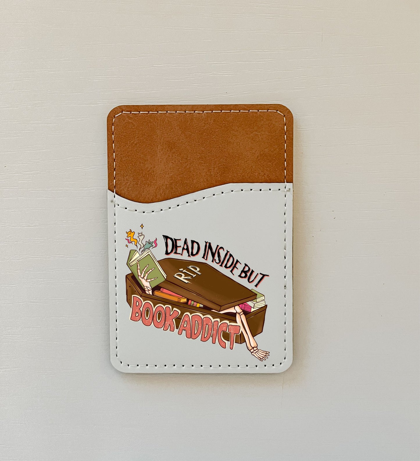 Misc Retro Vibes Leather Card Holder (13 Options)