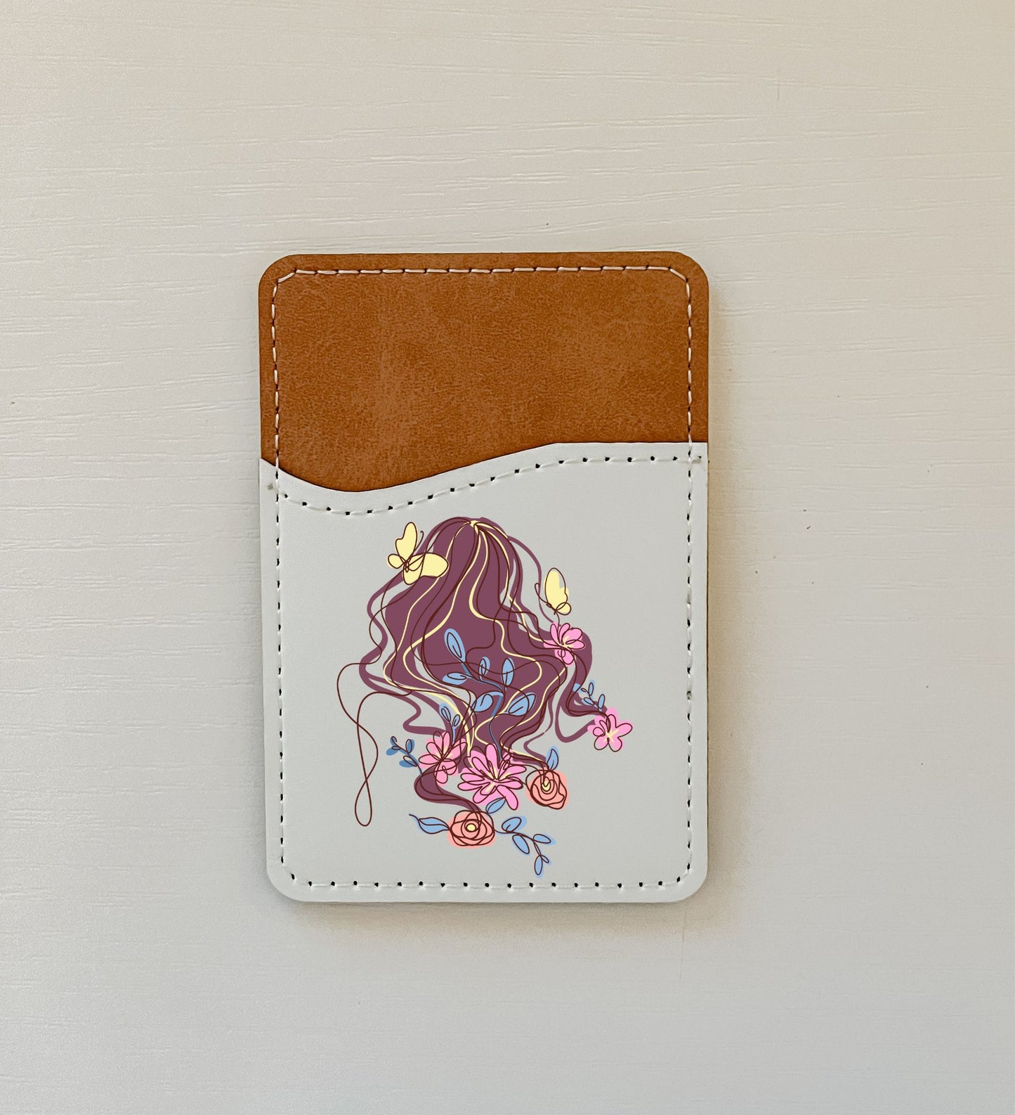 Misc Retro Vibes Leather Card Holder (13 Options)