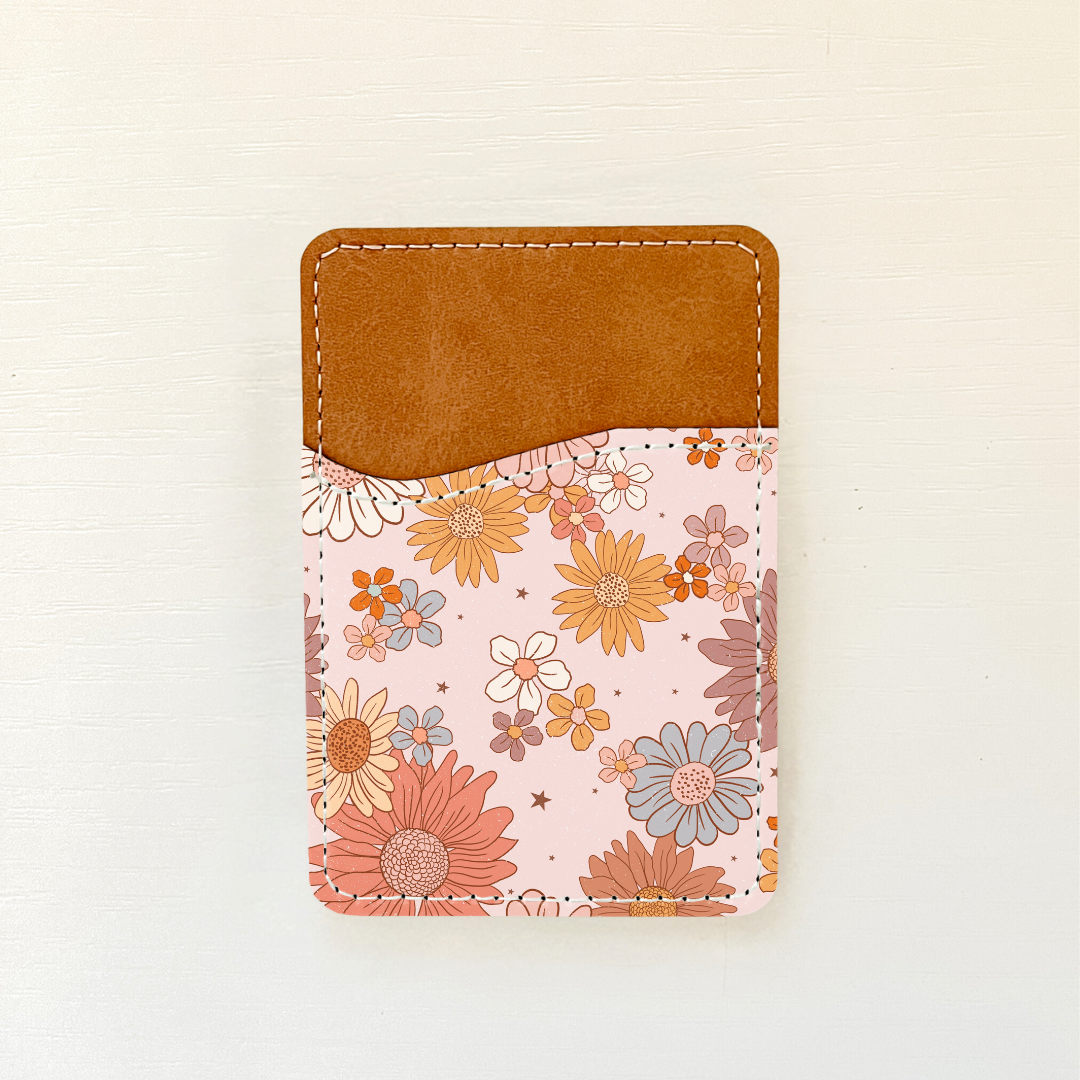 Floral Leather Card Holder (3 Options)