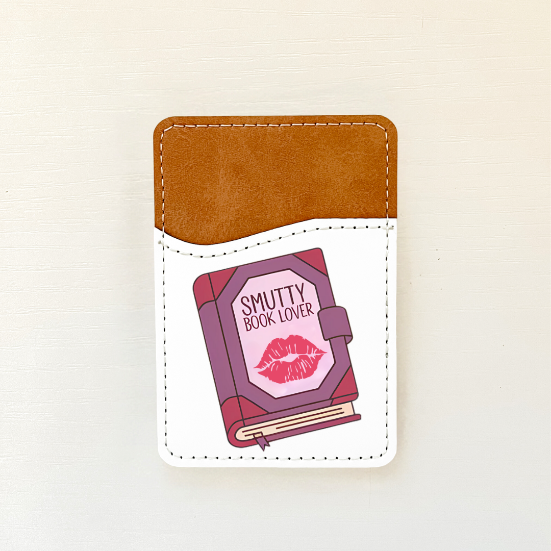 Book Lover Leather Card Holder (6 Options)