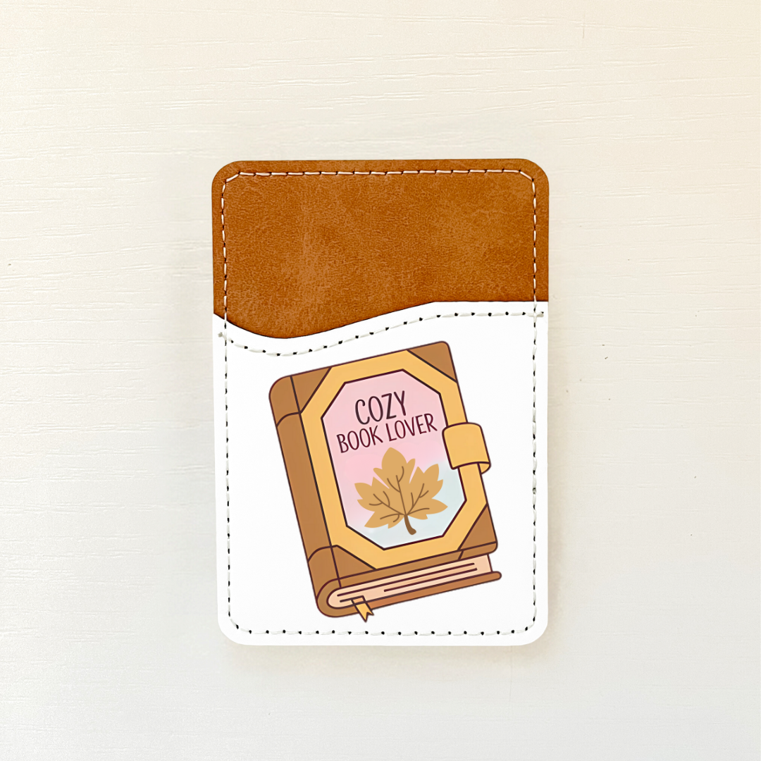 Book Lover Leather Card Holder (6 Options)