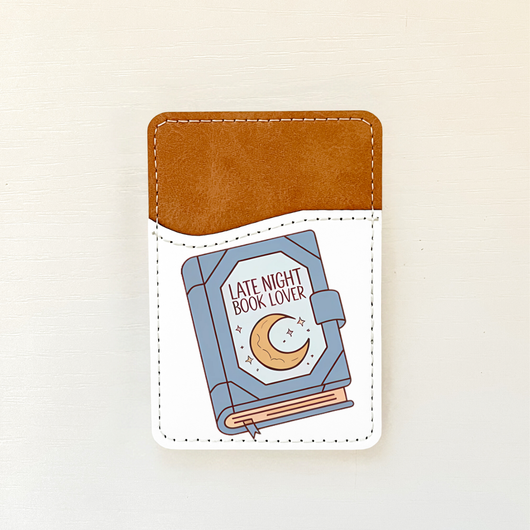 Book Lover Leather Card Holder (6 Options)