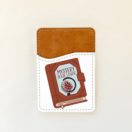 Book Lover Leather Card Holder (6 Options)