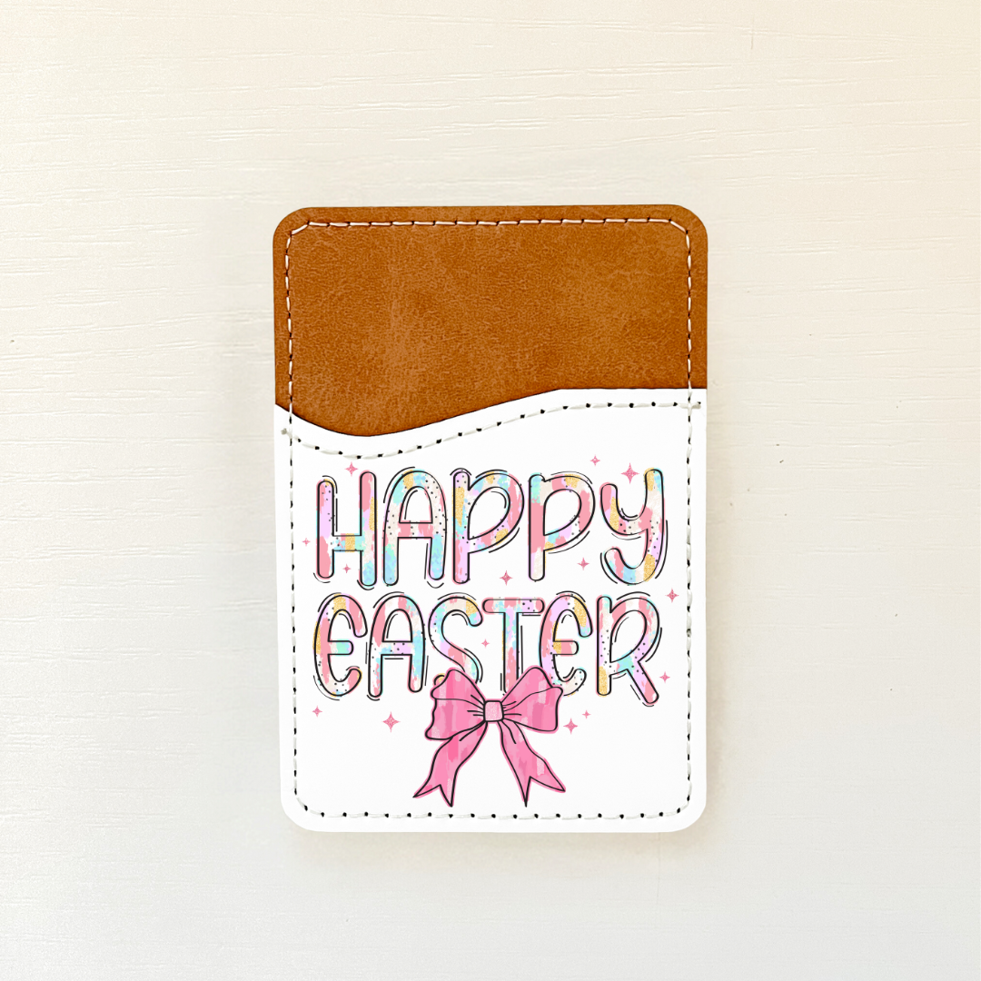 Easter Spring Leather Card Holder (12 Options)