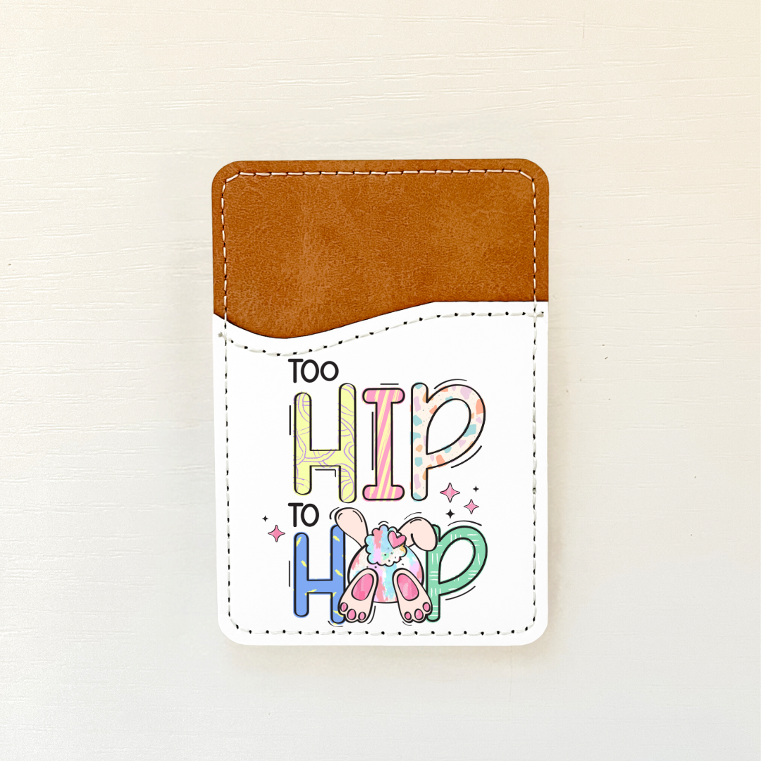 Easter Spring Leather Card Holder (12 Options)