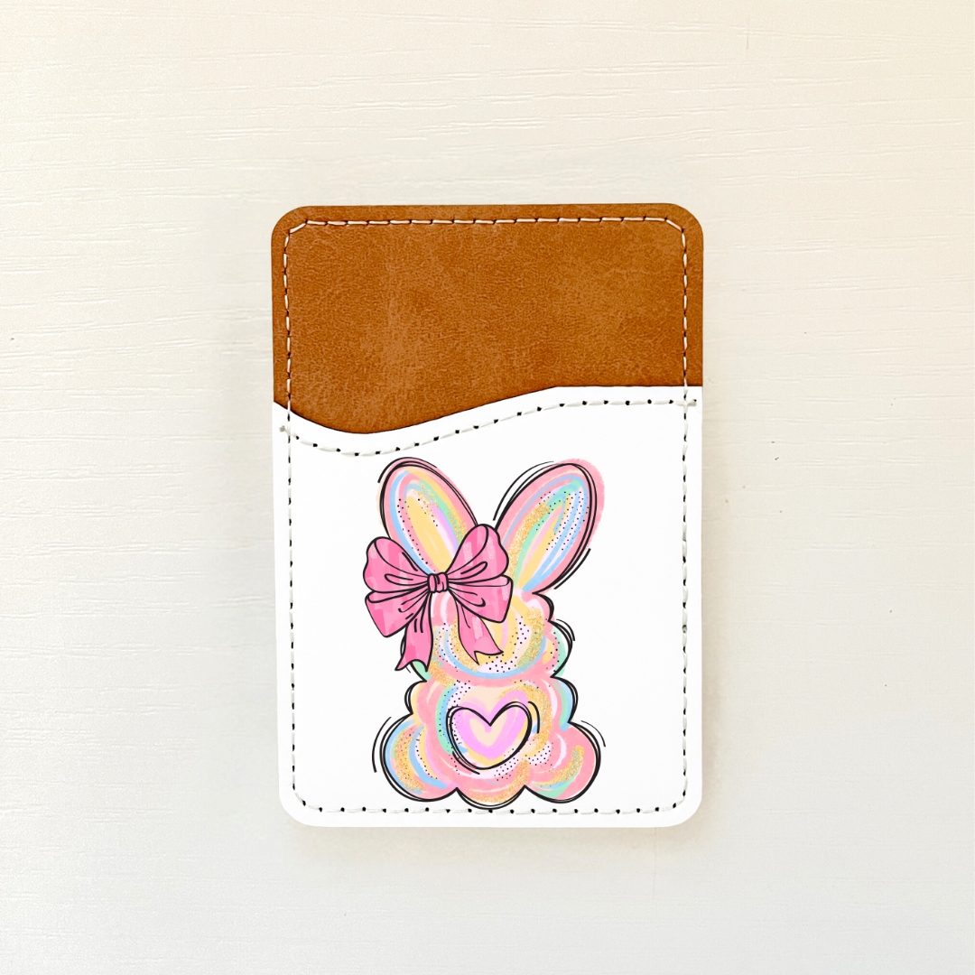 Easter Spring Leather Card Holder (12 Options)