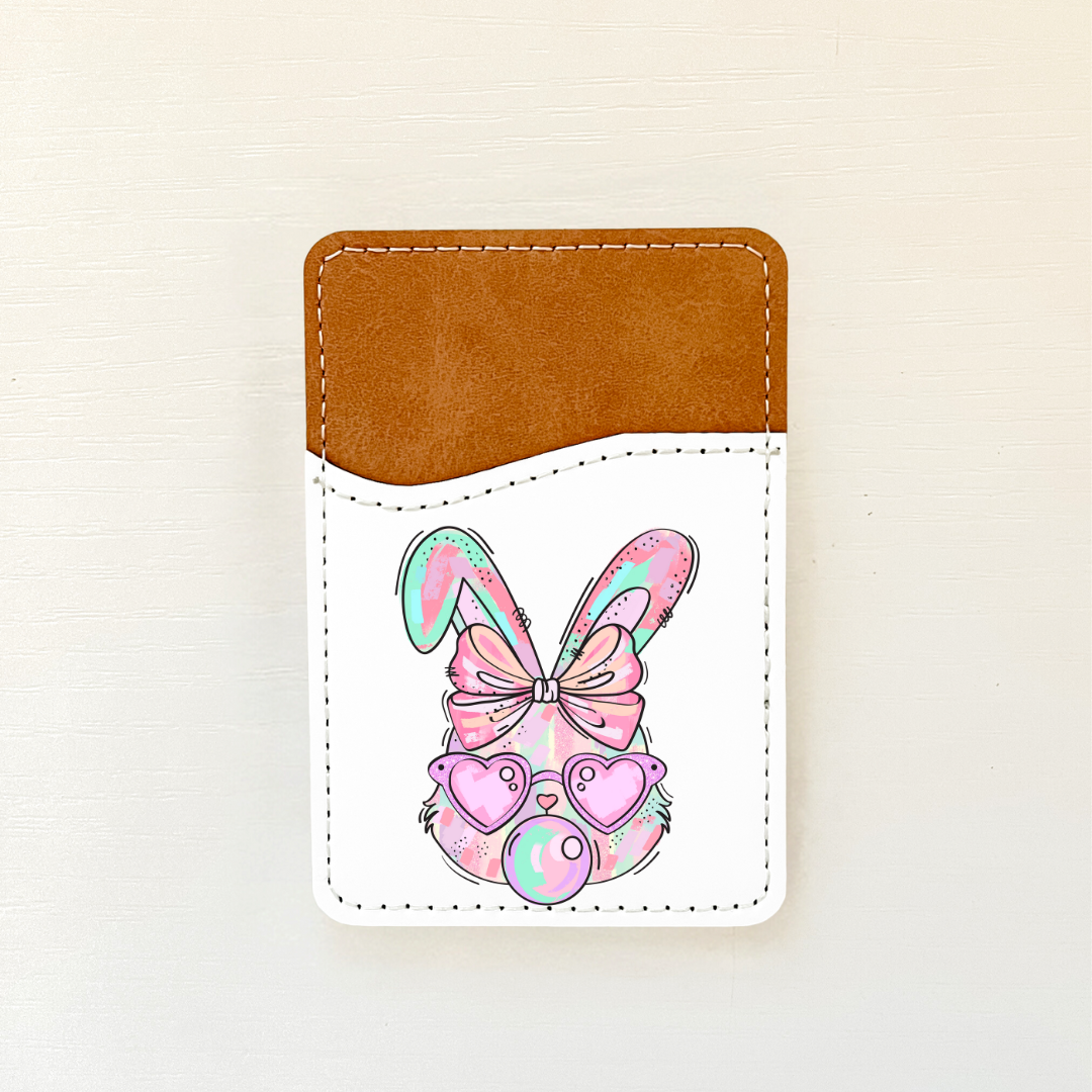 Easter Spring Leather Card Holder (12 Options)