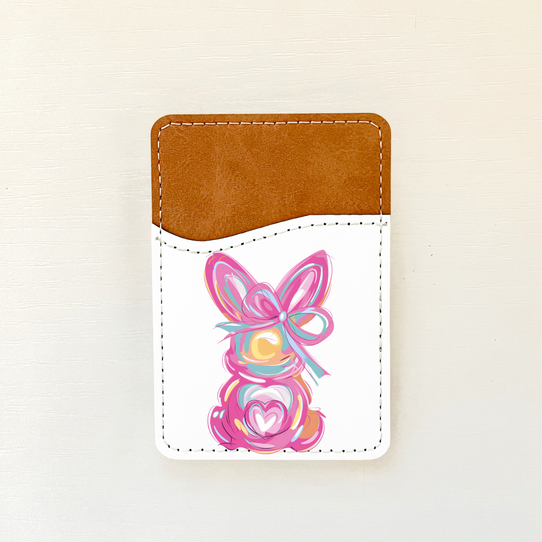 Easter Spring Leather Card Holder (12 Options)