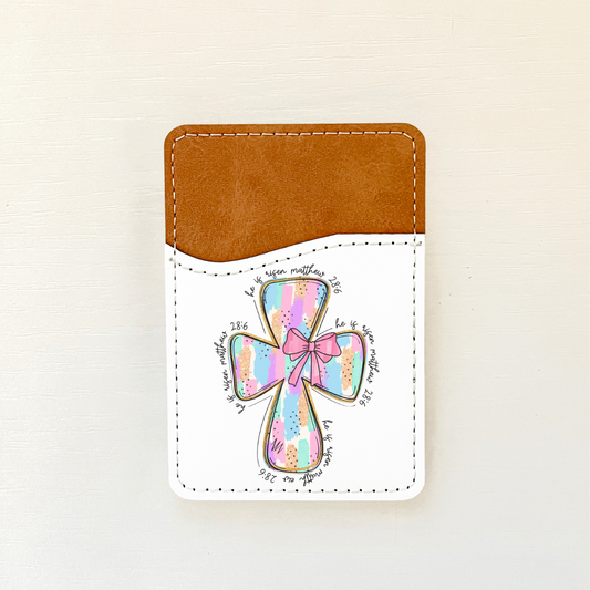 Easter Spring Leather Card Holder (12 Options)