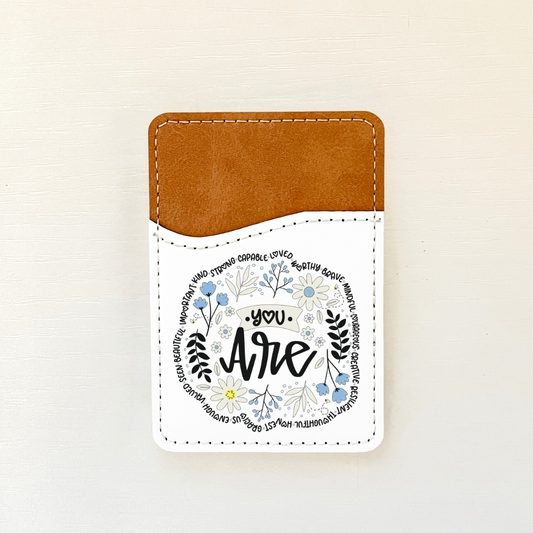 Leather Card Holder | You Are