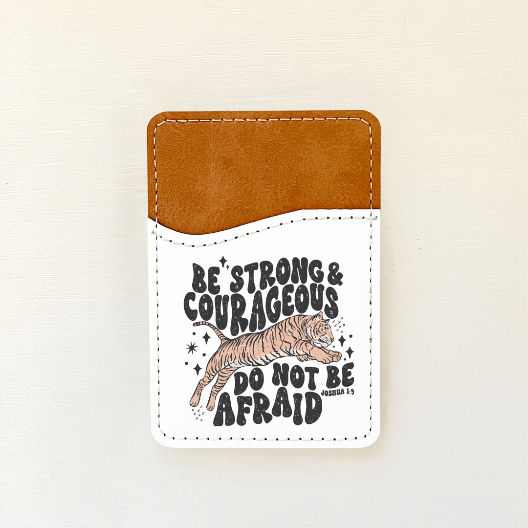 Leather Card Holder | Retro Tiger