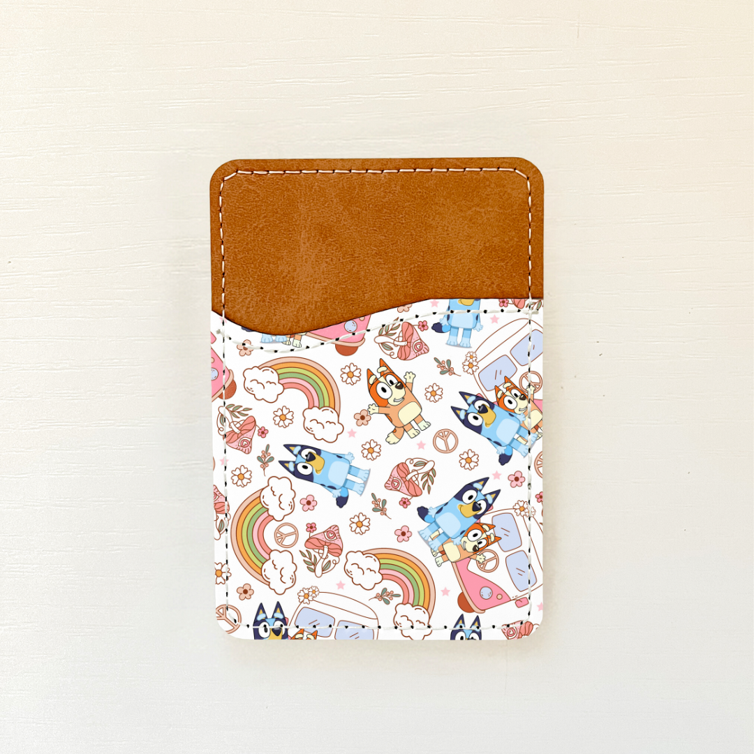 Bluey Leather Card Holder (2 Options)