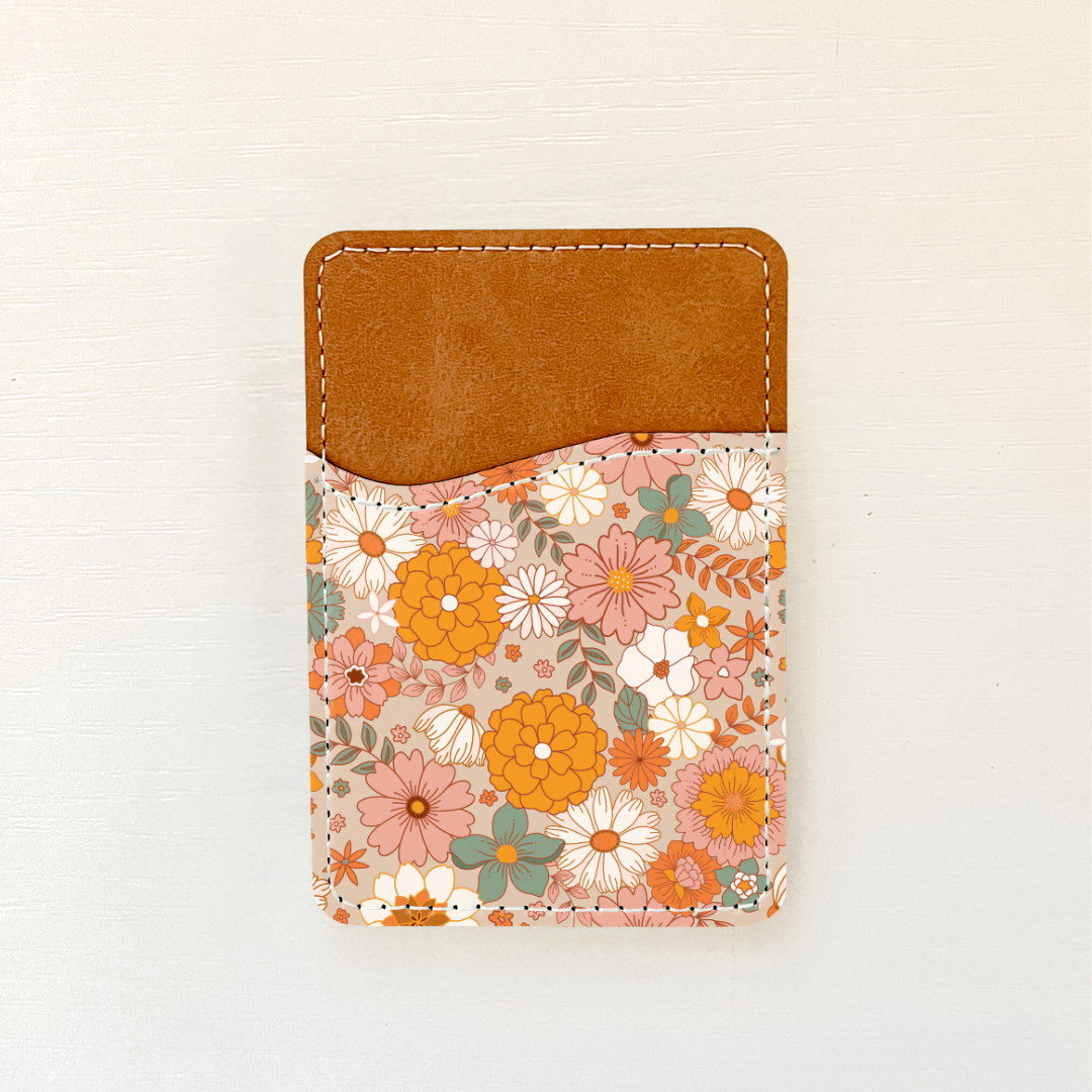 Floral Leather Card Holder (3 Options)